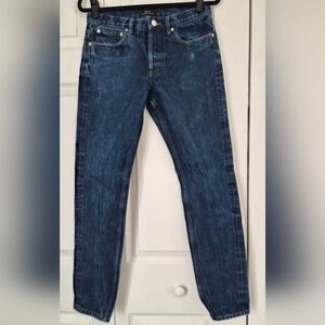 A.P.C. Petit New Standard Jeans Size 30 30x30 Straight Leg Dark Wash Denim
